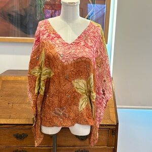 Sun Child Silk Caftan Shirt